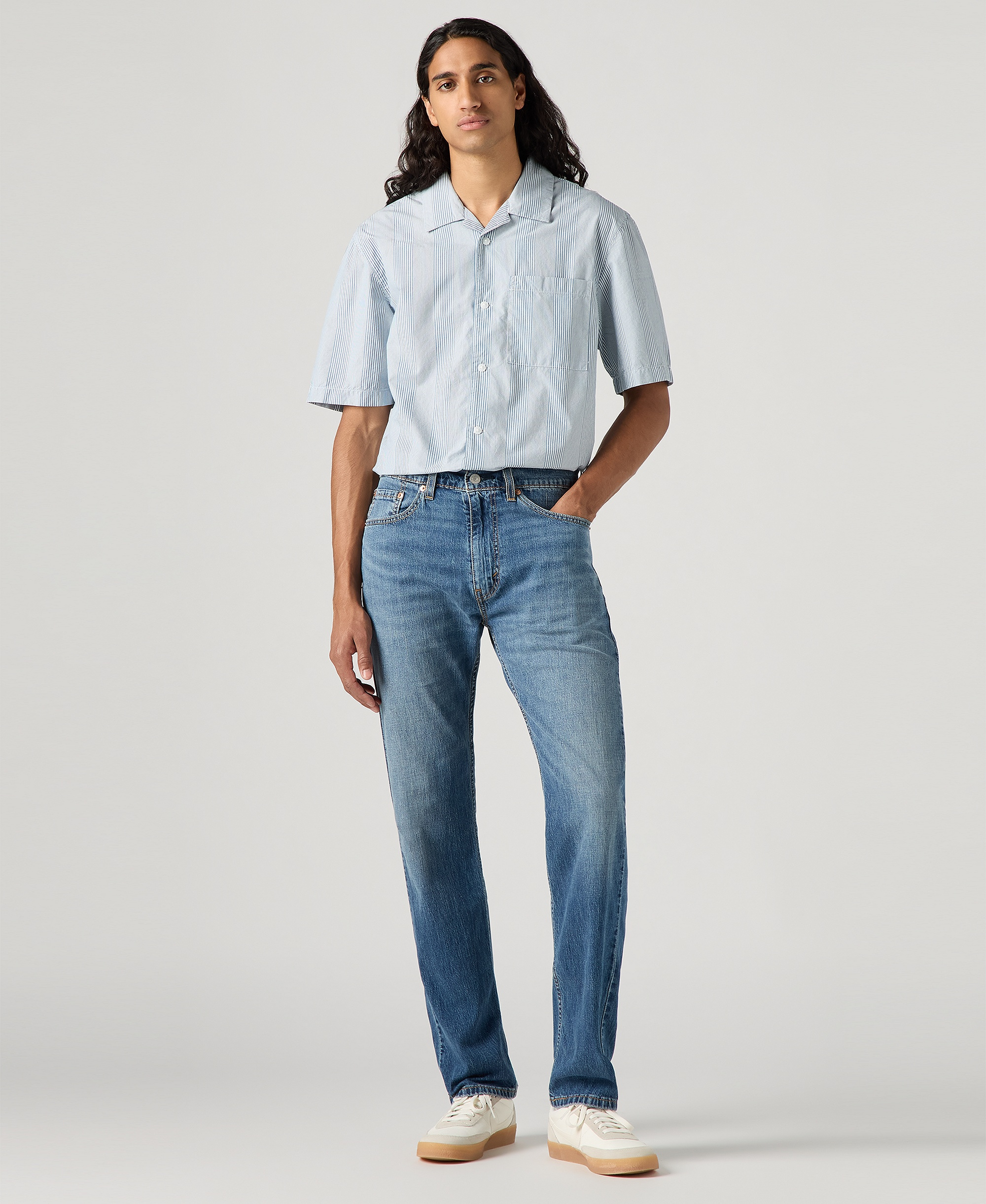 Levi's Men's 505™ Regular Fit Jeans Lightweight Denim Stretch - Best Season Ltwt