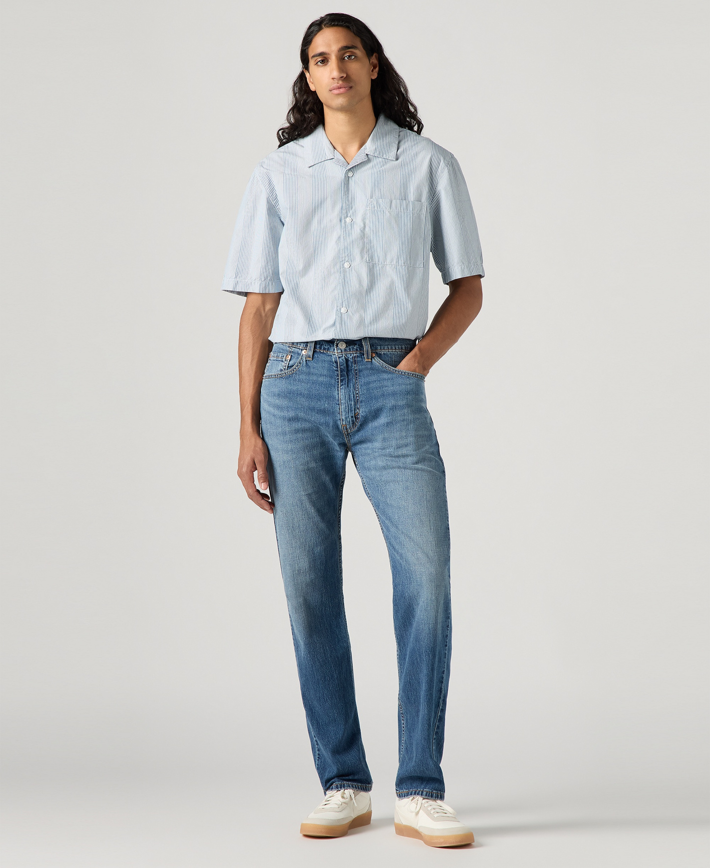 Levi's Men's 505™ Regular Fit Jeans Lightweight Denim Stretch - Best Season Ltwt