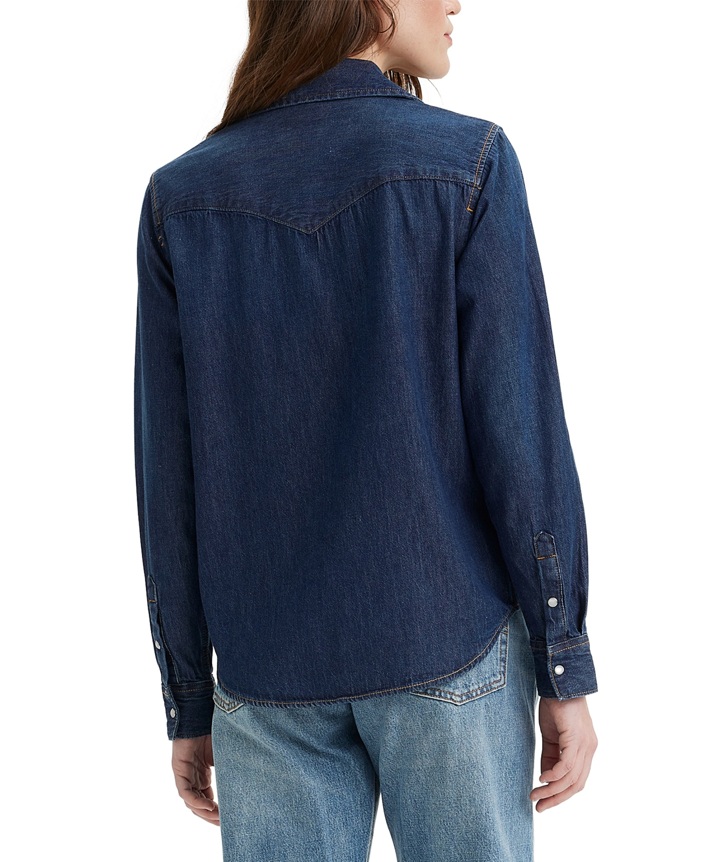 Levi's Women's The Ultimate Western Cotton Denim Shirt - Smokin Hot