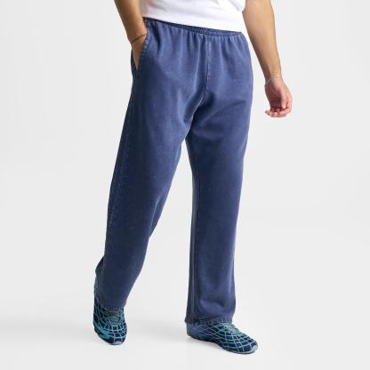 Men's adidas Originals Trefoil Essentials Fleece Jogger Pants - Dark Blue