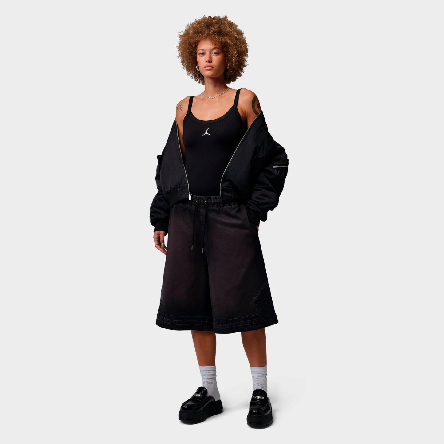 Women's Jordan Brooklyn Essentials Tank Bodysuit - Black/White - view 2