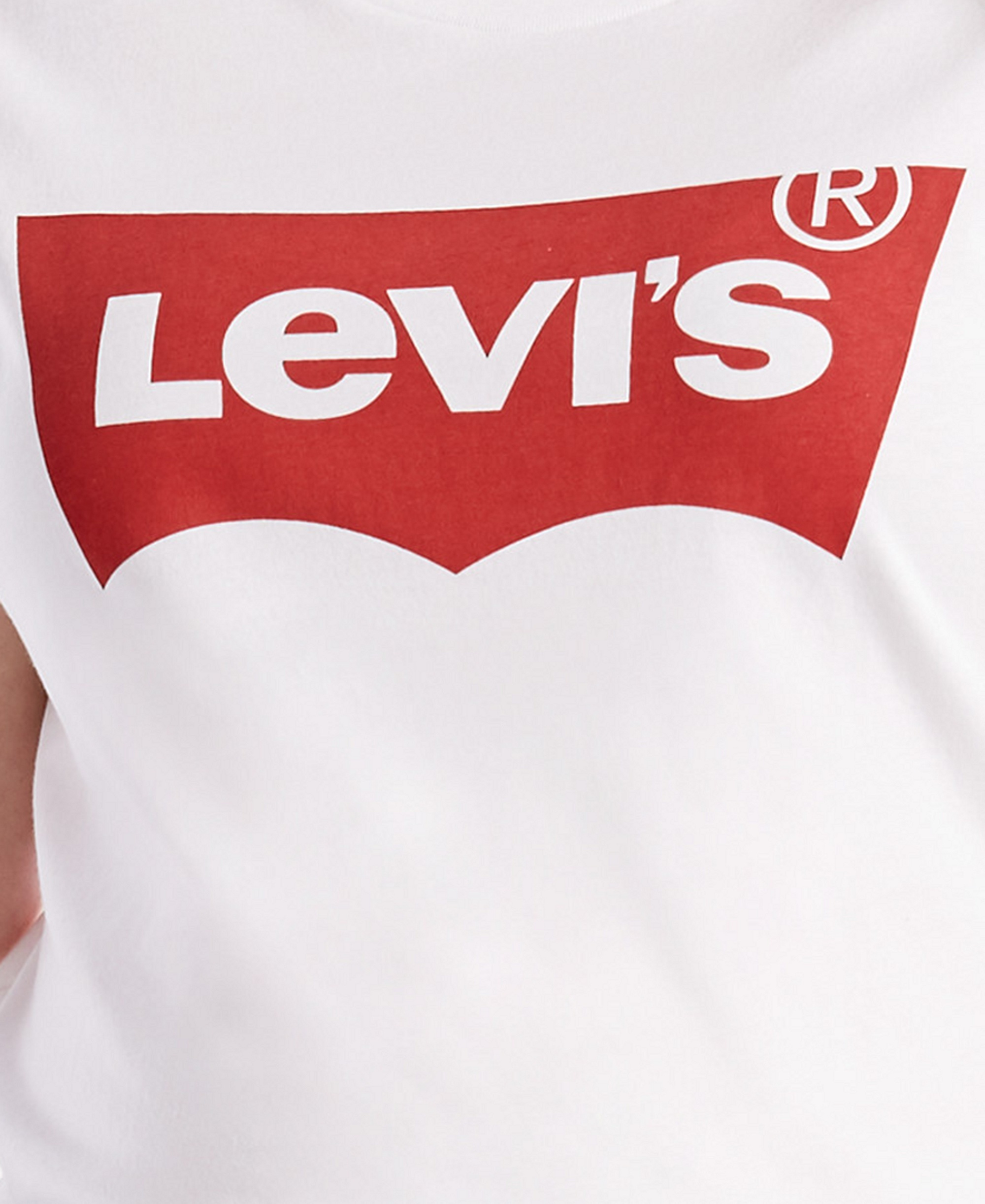 Levi's Trendy Plus Size Perfect Logo Cotton T-Shirt - White