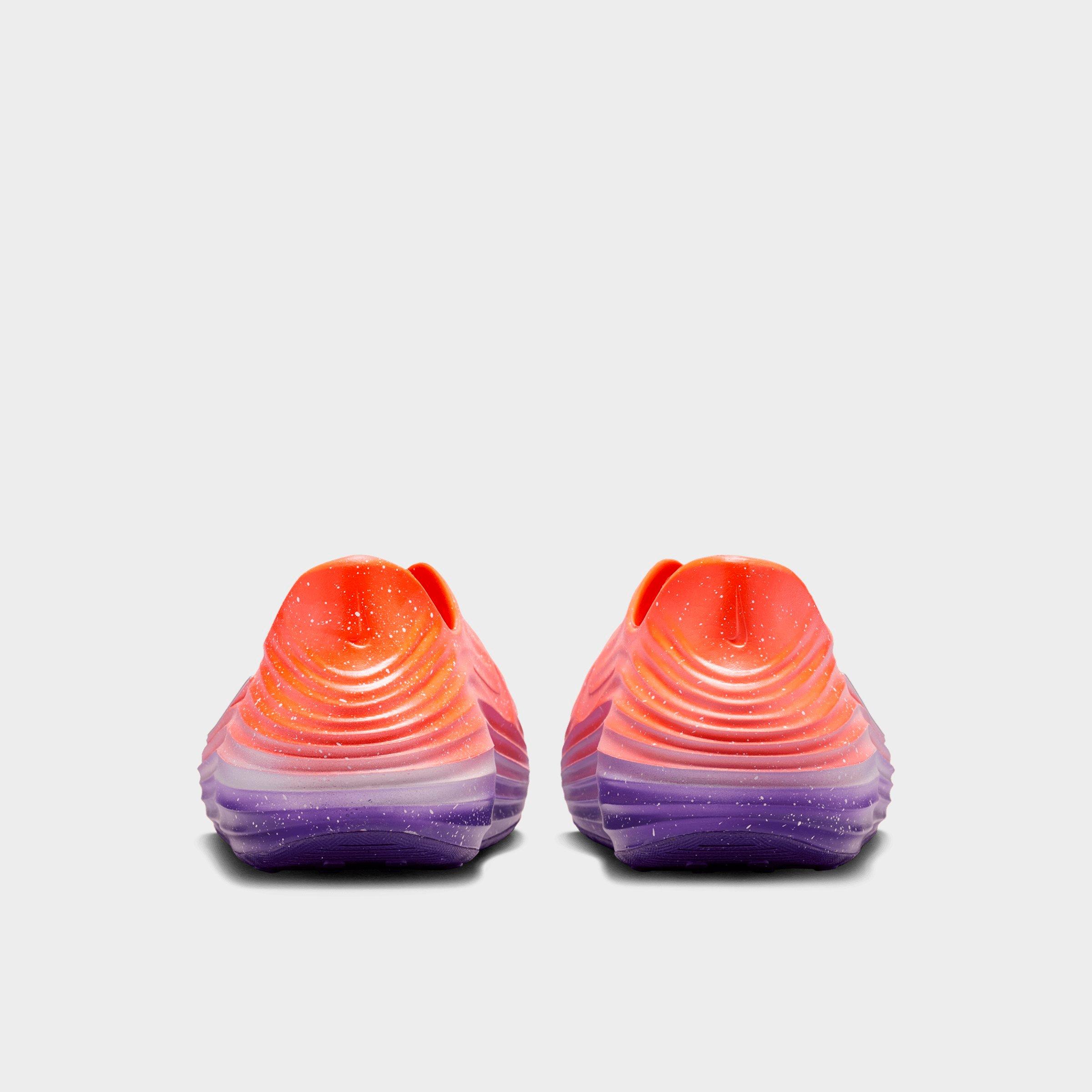 Men's Nithtke ReactX Rejuven8 Recovery Casual Shoes - Part 1 - Safety Orange/Court Purple/White/Metallic Silver - Back view