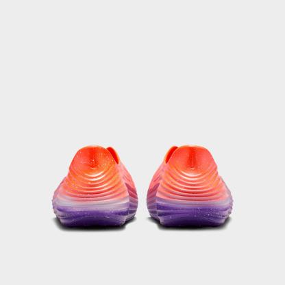 Men's Nithtke ReactX Rejuven8 Recovery Casual Shoes - Part 1 - Safety Orange/Court Purple/White/Metallic Silver - Back view