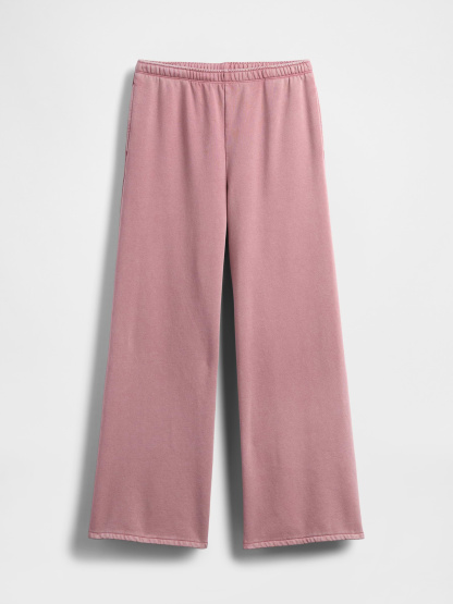 VintageSoft Baggy Sweatpants - Mauve pink wash