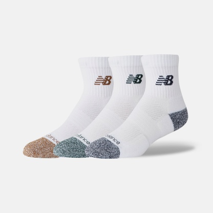 New Balance Active QTR Socks 3 Pack, LAS35204AS9