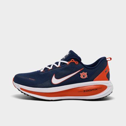 Men's Nithtke Vomero 18 Purdue Boilermakers Running Shoes - Part 2 - College Navy/White/Team Orange - Left shoe facing left. Outside of the shoe.