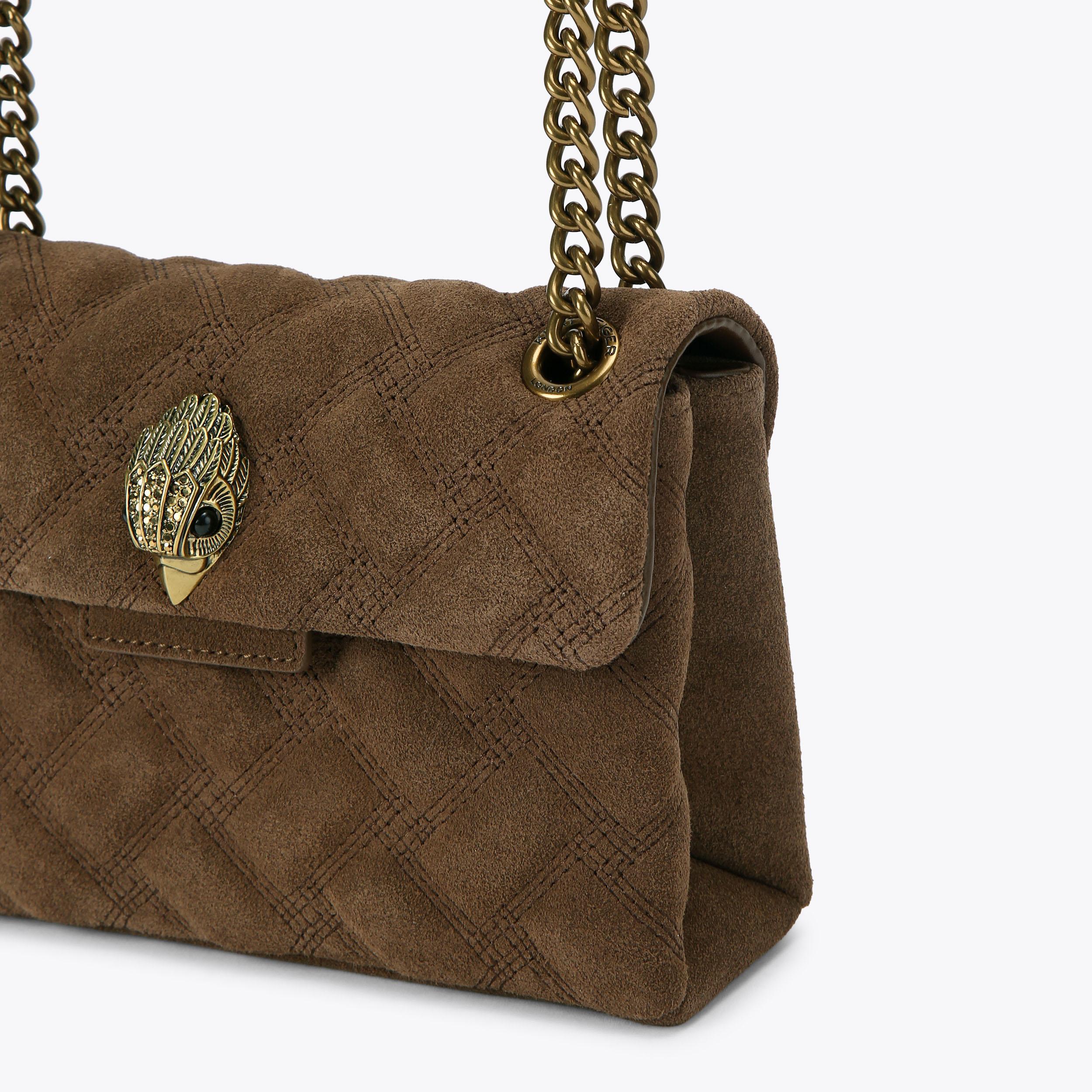 Kurt Geiger London Mini Leather Kensington Bag - Brown - view 6