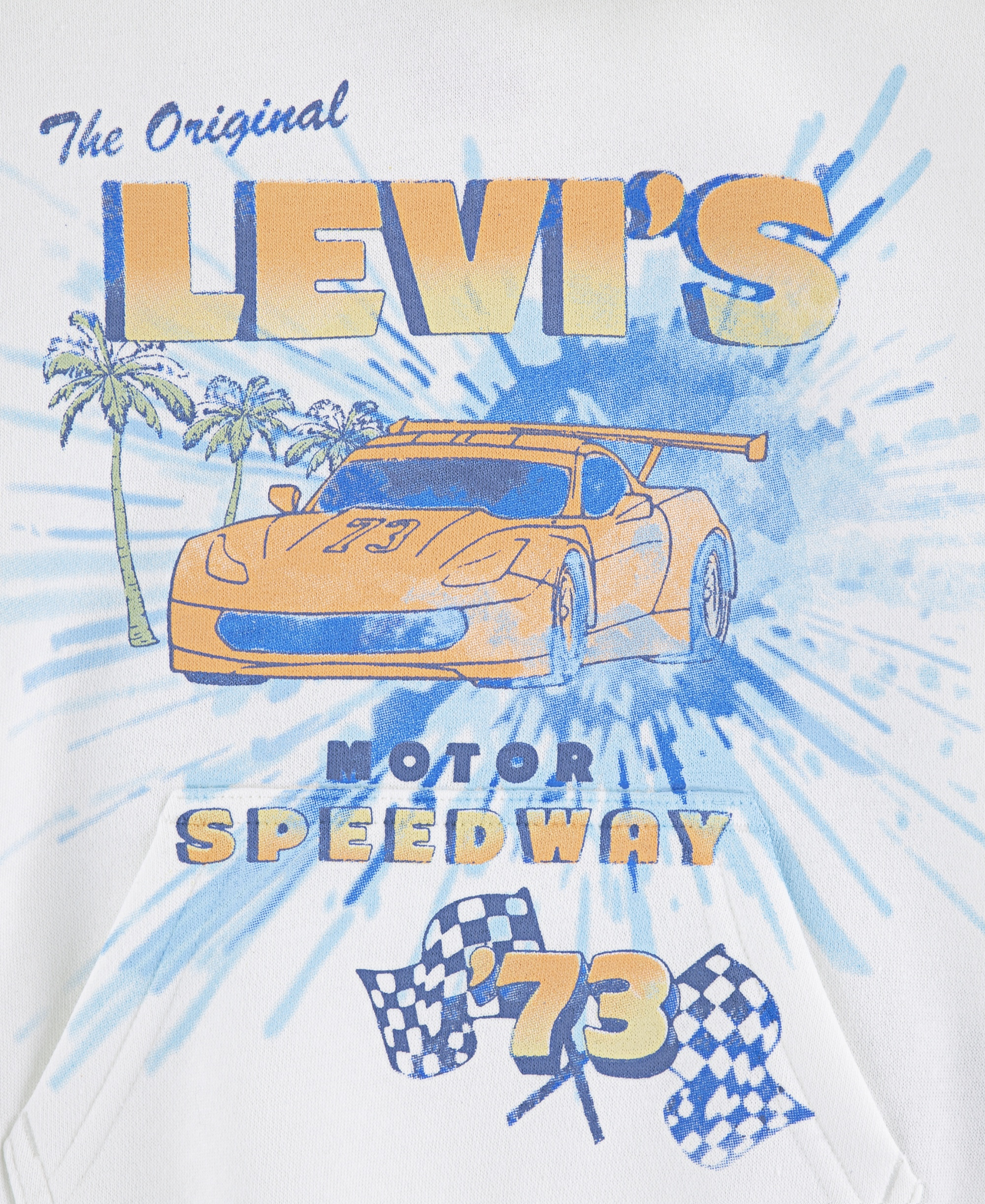 Levi's Boys' 2T-7 Motor Speedway Hoodie - Bright White