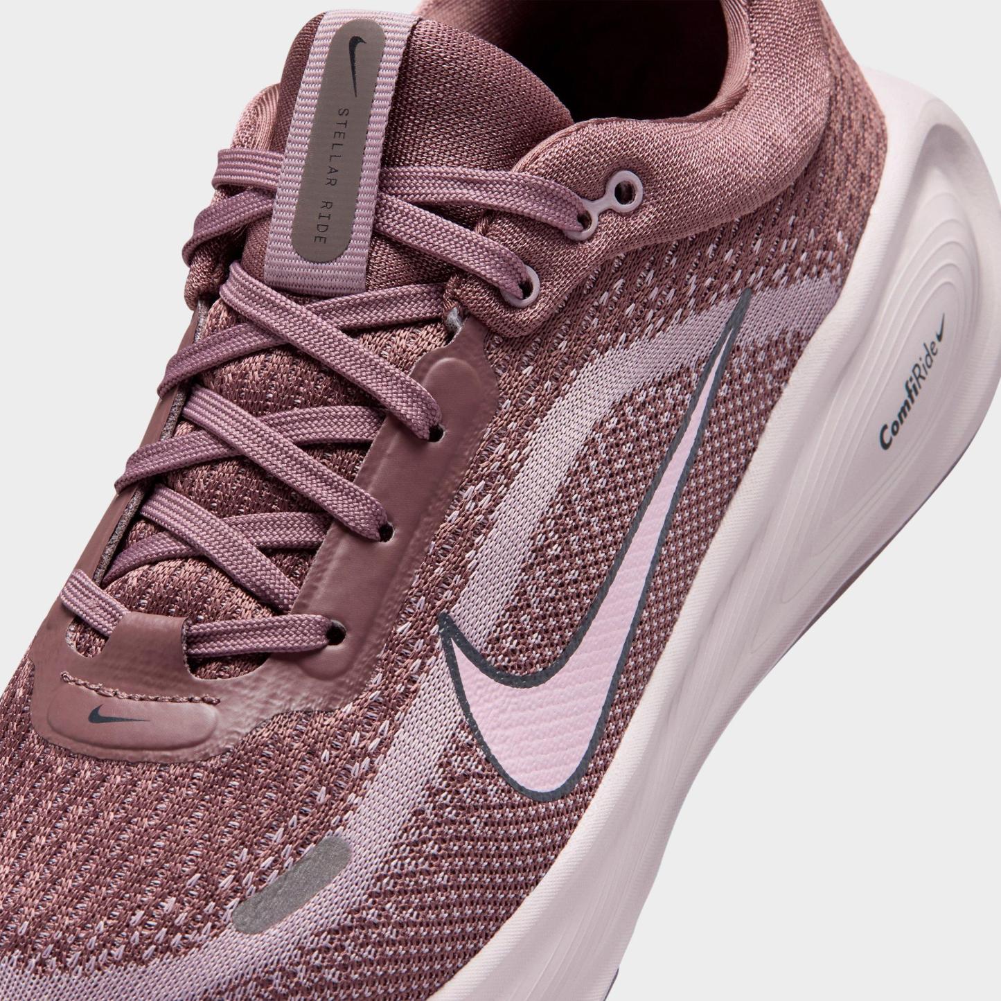 Big Kids' Nithtke Stellar Ride Running Shoes - Tattoo/Pink Foam/Light Violet Ore/Platinum Violet - Detail shot