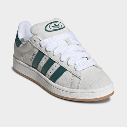 Women's adidas Originals Campus 00s Casual Shoes - Crystal White/White/Collegiate Green - view 2