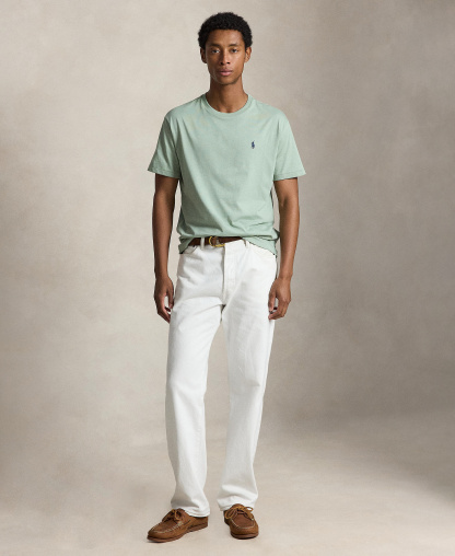 Polo Ralph Lauren Men's Embroidered Pony Classic-Fit T-Shirt - Light Green
