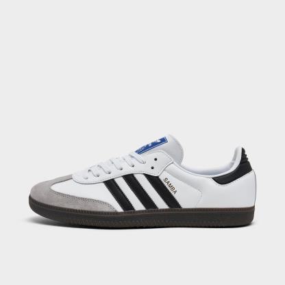 Men's adidas Originals Samba OG Casual Shoes - White/Black/Clear Granite - view 1