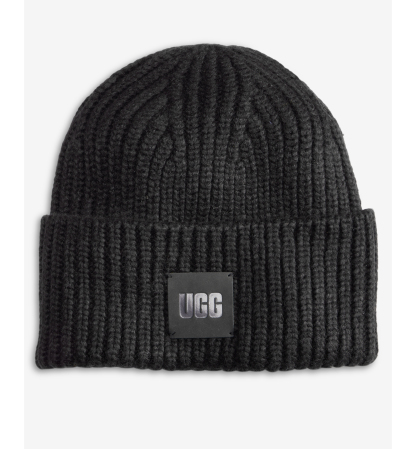 UGG® Men's Chunky Ribbed Beanie - Black