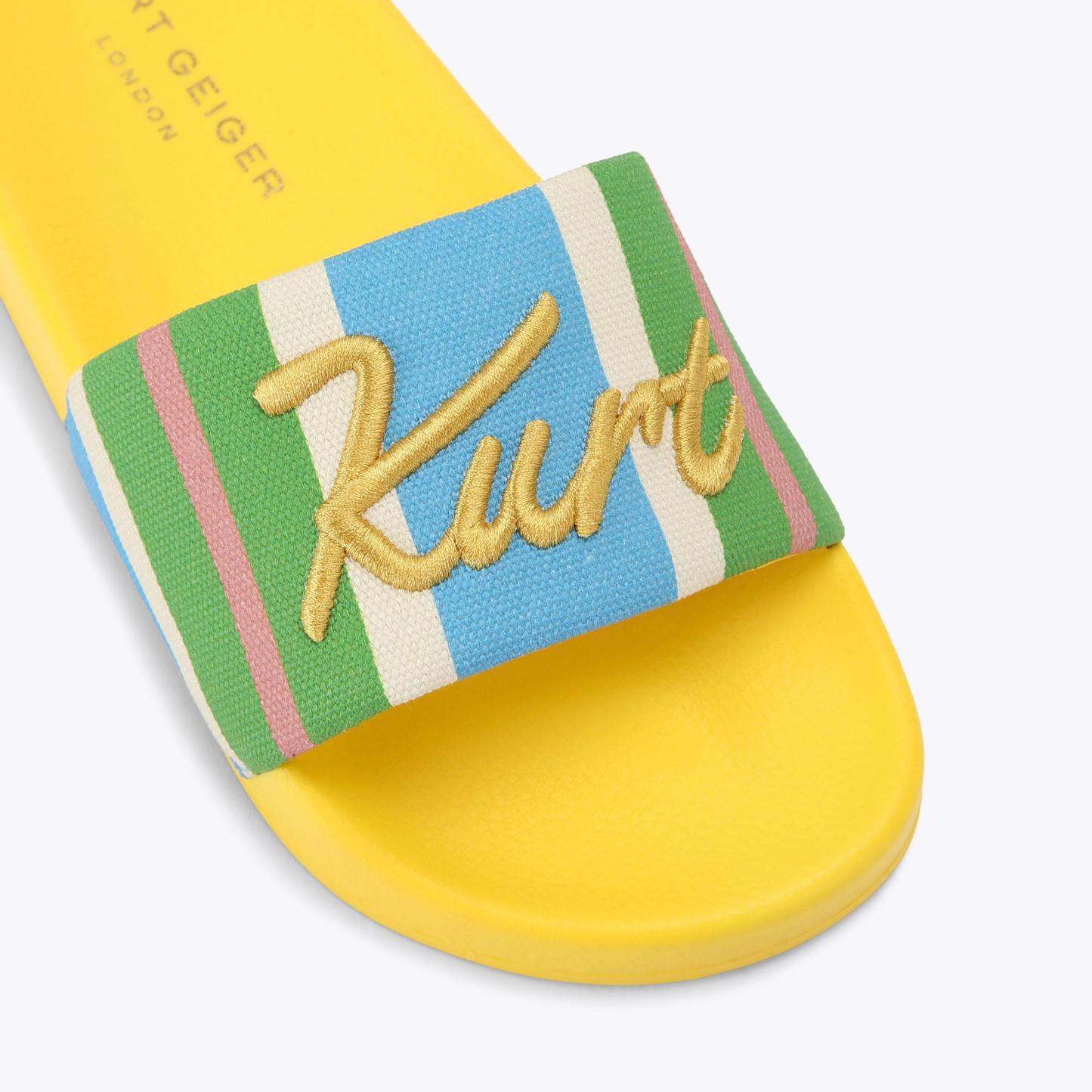 Kurt Geiger London Kurt's Cabana Kurt Meena Slide - Multi Colored - view 5