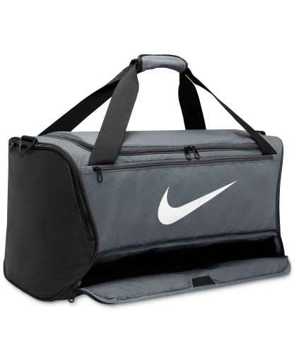 Nike Brasilia 9.5 Training Duffel Bag (Medium, 60L) - Grey
