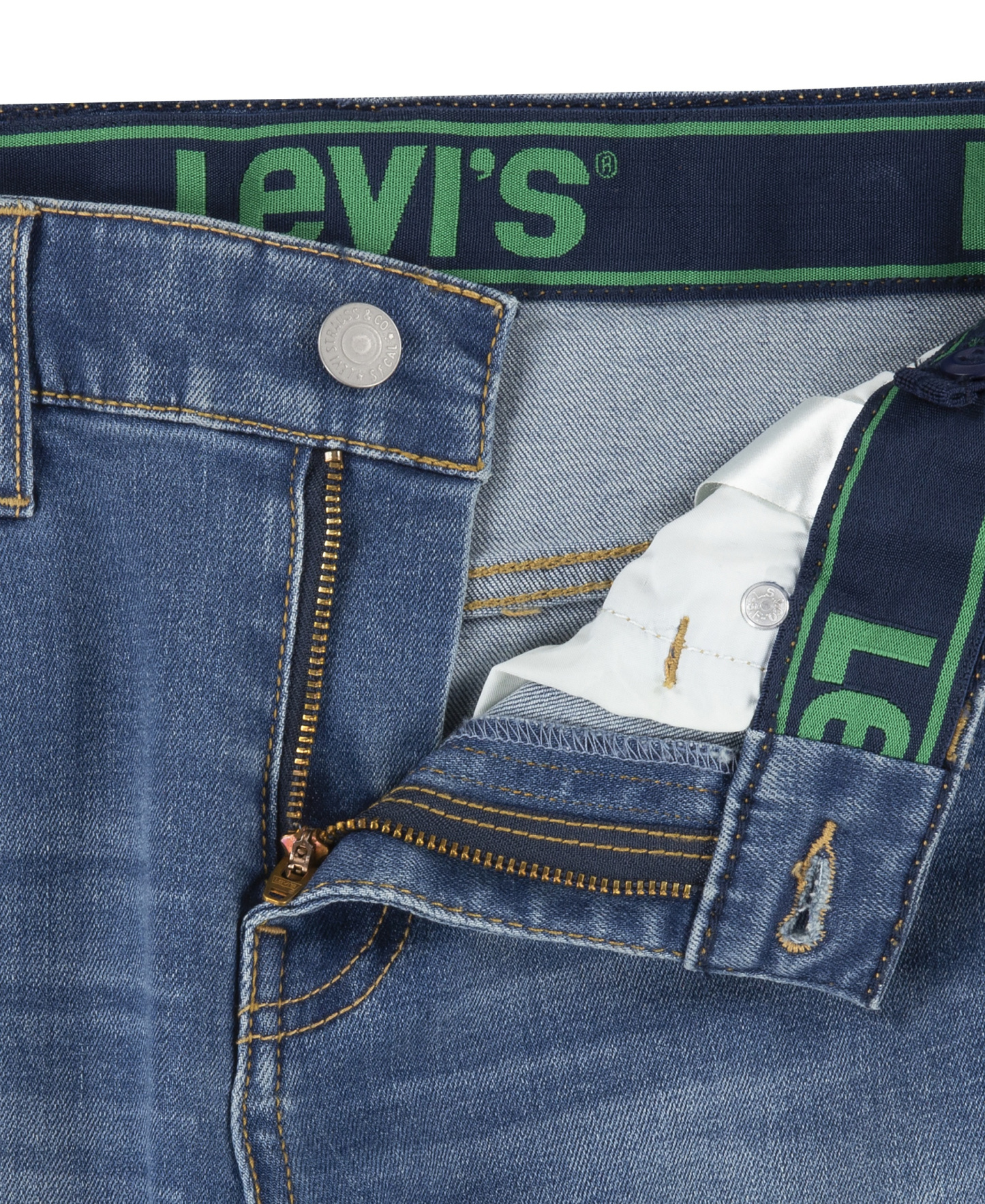 Levi's Boys' 2T-7 511 Slim Fit Stretch Performance Jeans - Well Worn