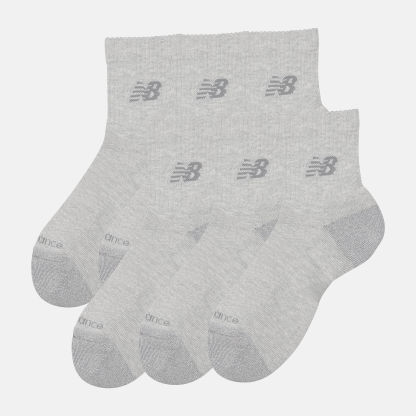New Balance Active  QTR Socks 6 Pack, LAS65202AGT