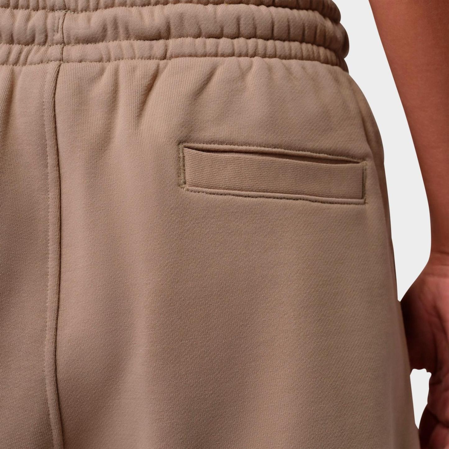 Women's Jordan Flight Fleece Shorts - Khaki/Limestone - view 5
