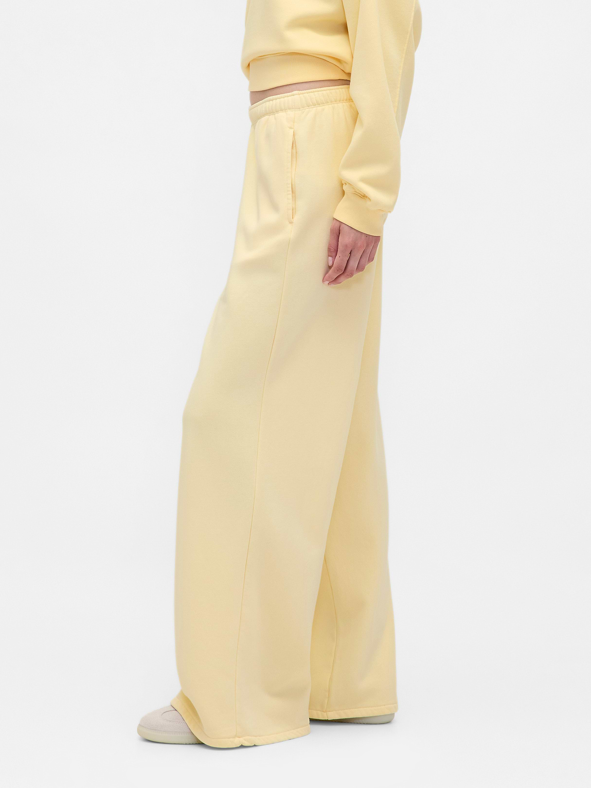 VintageSoft Baggy Sweatpants - Yellow