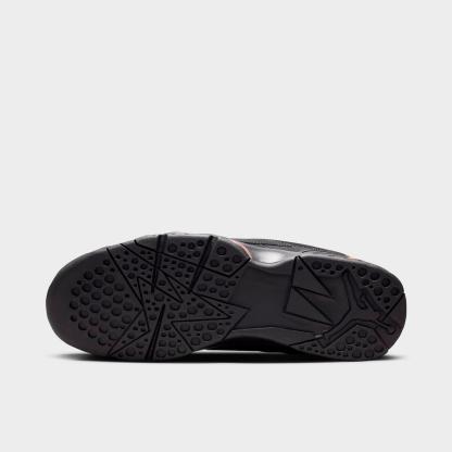 Men's Air Jordan MVP 92 Casual Shoes - Black/Infrared 23 - Left shoe facing left. Outside of the shoe. - view 5
