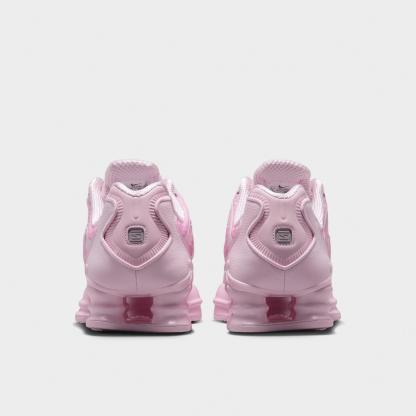 Women's Nithtke Shox TL Casual Shoes - Pink Foam/Metallic Silver/Pink Foam - Back view