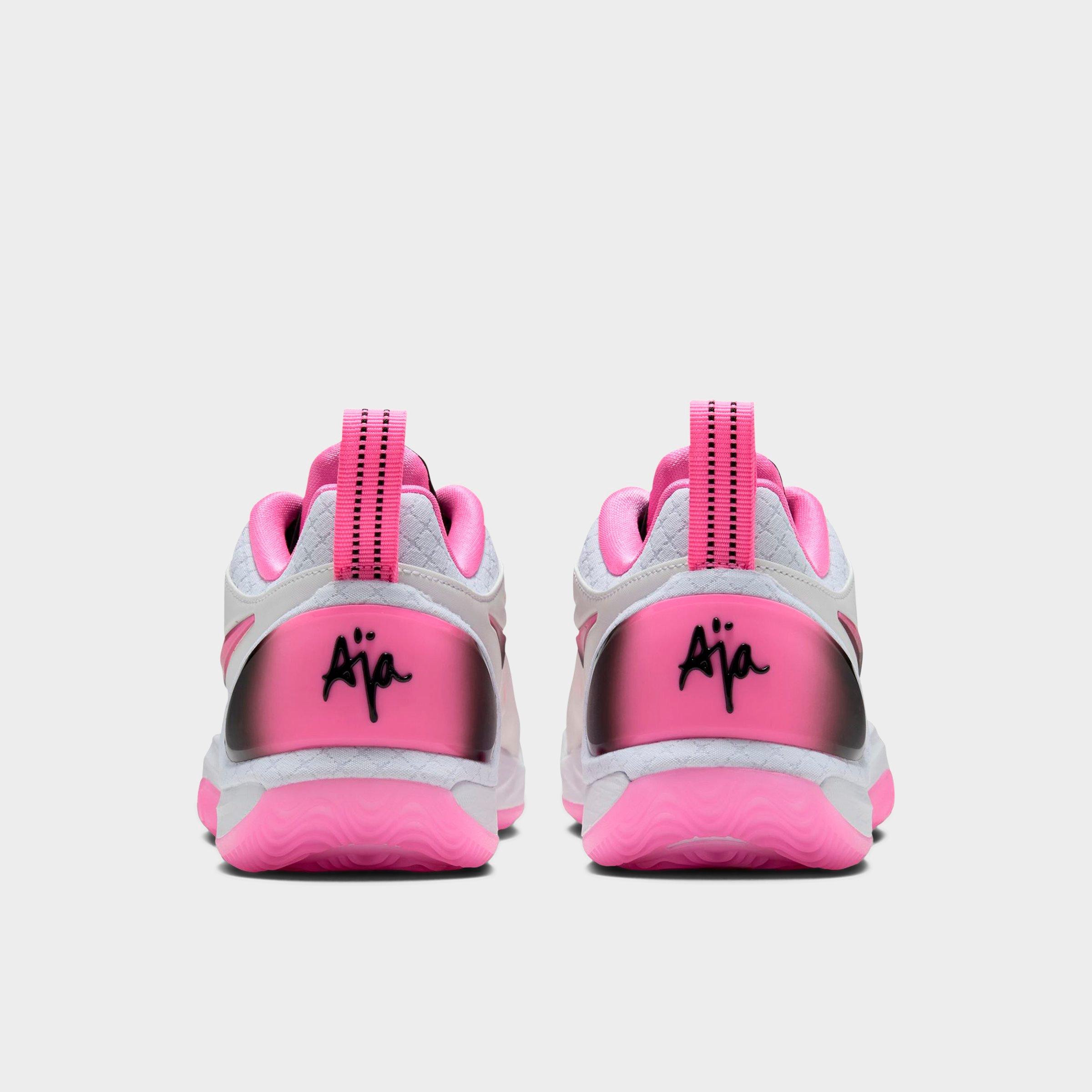 Nithtke A'Two A'ja Wilson Basketball Shoes - Part 1 - Pink Spell/White/Black - Back view