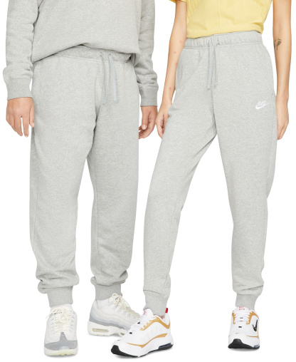 Nike Women's Sportswear Club Fleece Mid-Rise Joggers - Dark Grey Heather