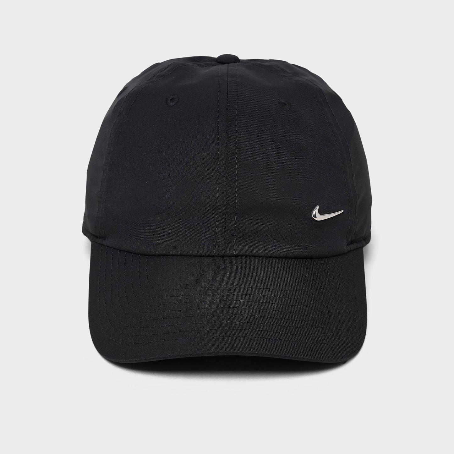 Kids' Nithtke Club Dri-FIT Metal Swoosh Strapback Hat - Black