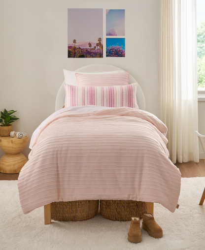 UGG® Devon Textured 2-Pc. Comforter Set, Twin/Twin XL - Himalayan Salt