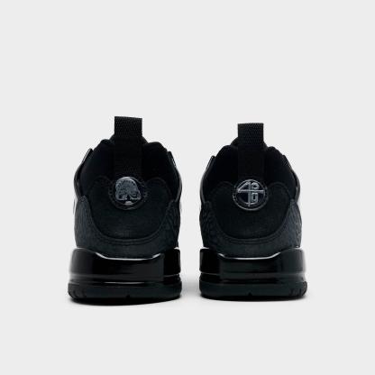 Big Kids' Jordan Spizike Low Casual Shoes - Black/Anthracite/Black - Left shoe facing left. Outside of the shoe. - view 4