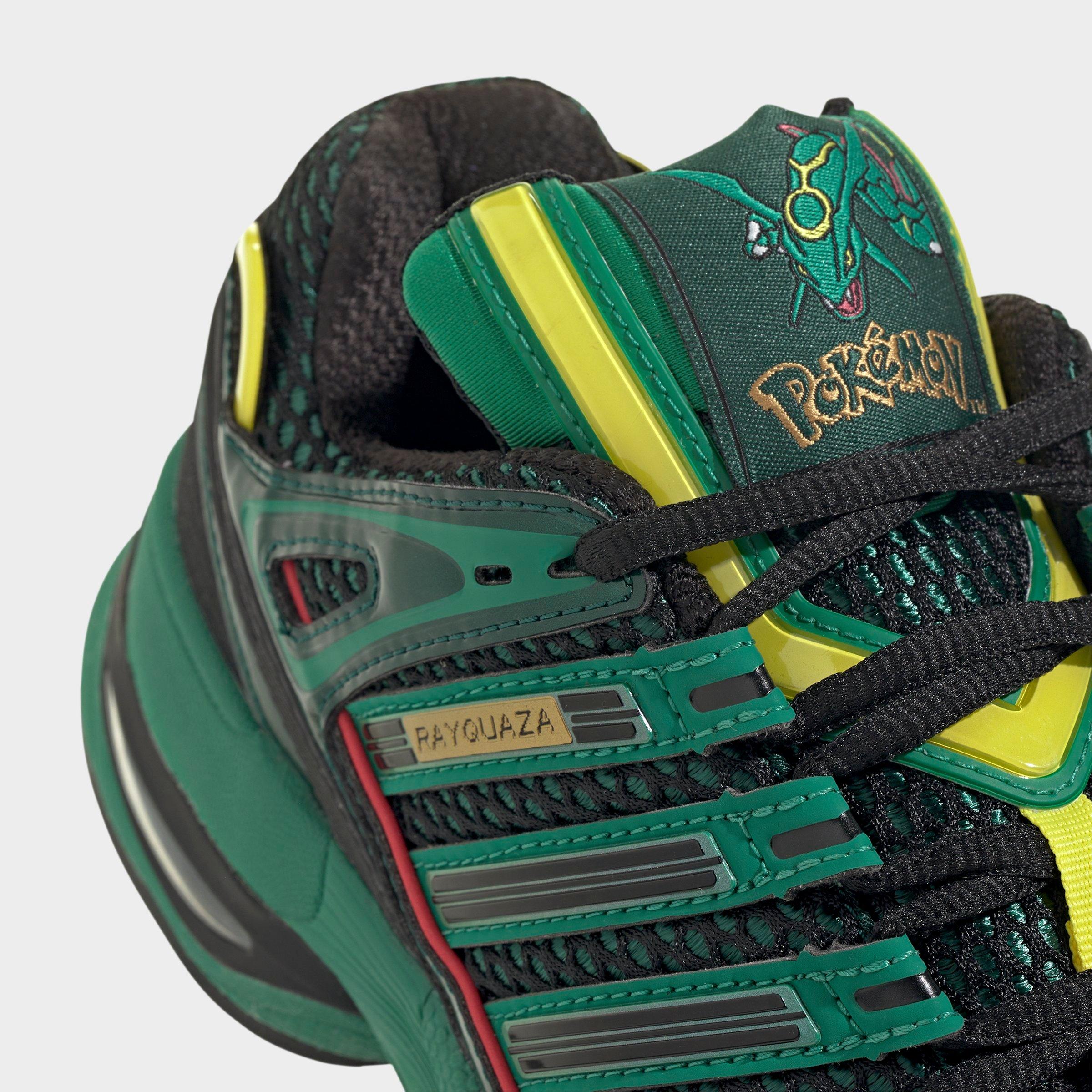 Girls' Big Kids' adidas x Liberty London Adistar Control 5 Casual Shoes - Collegiate Green/Core Black/Collegiate Green - Detail shot