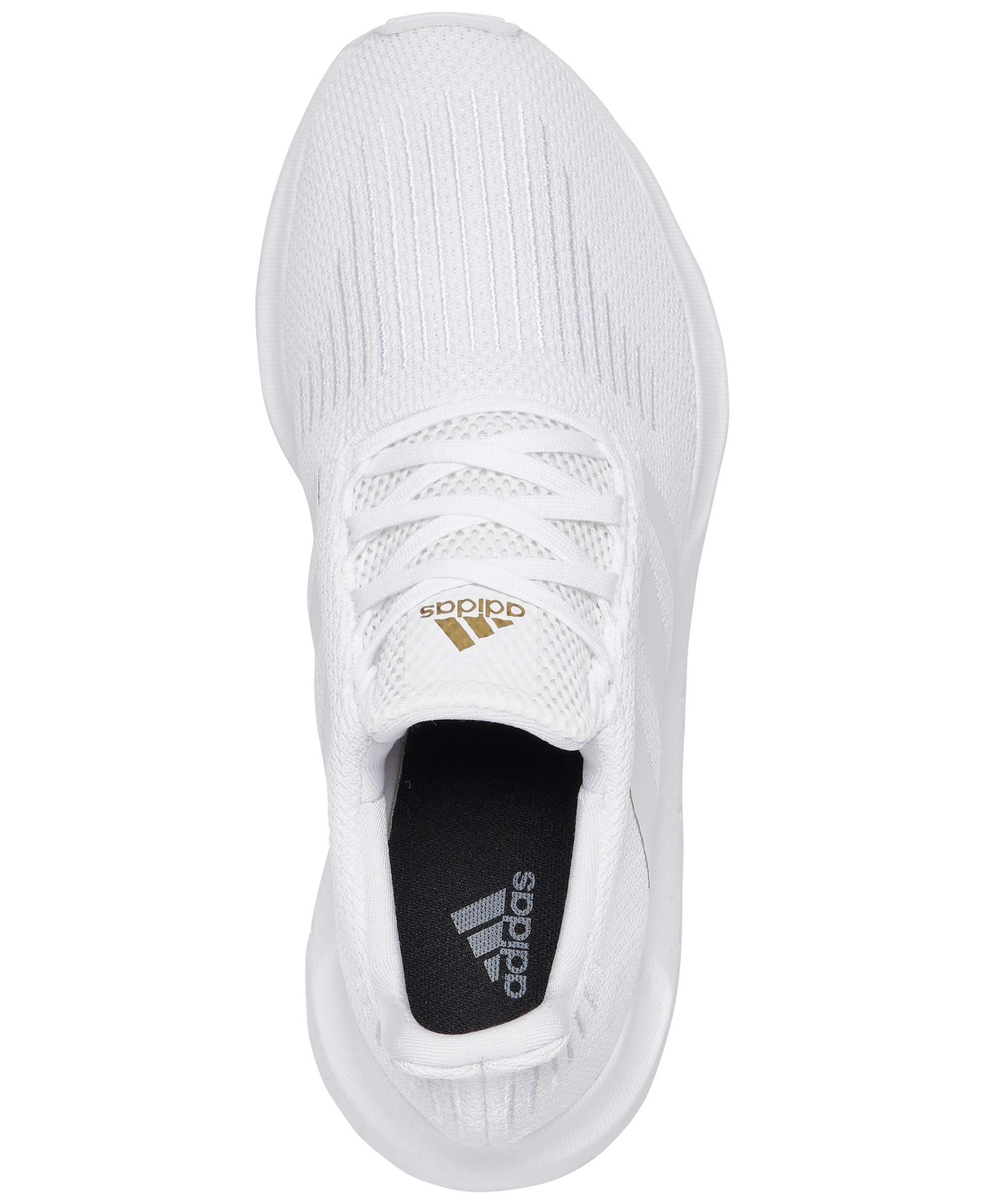 adidas Women's Swift Run 1.0 Casual Sneakers from Finish Line - White, Gold