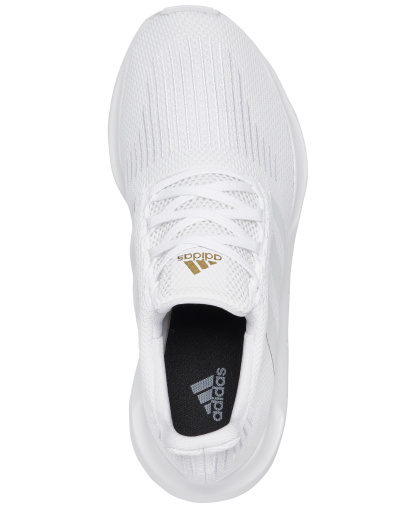adidas Women's Swift Run 1.0 Casual Sneakers from Finish Line - White, Gold