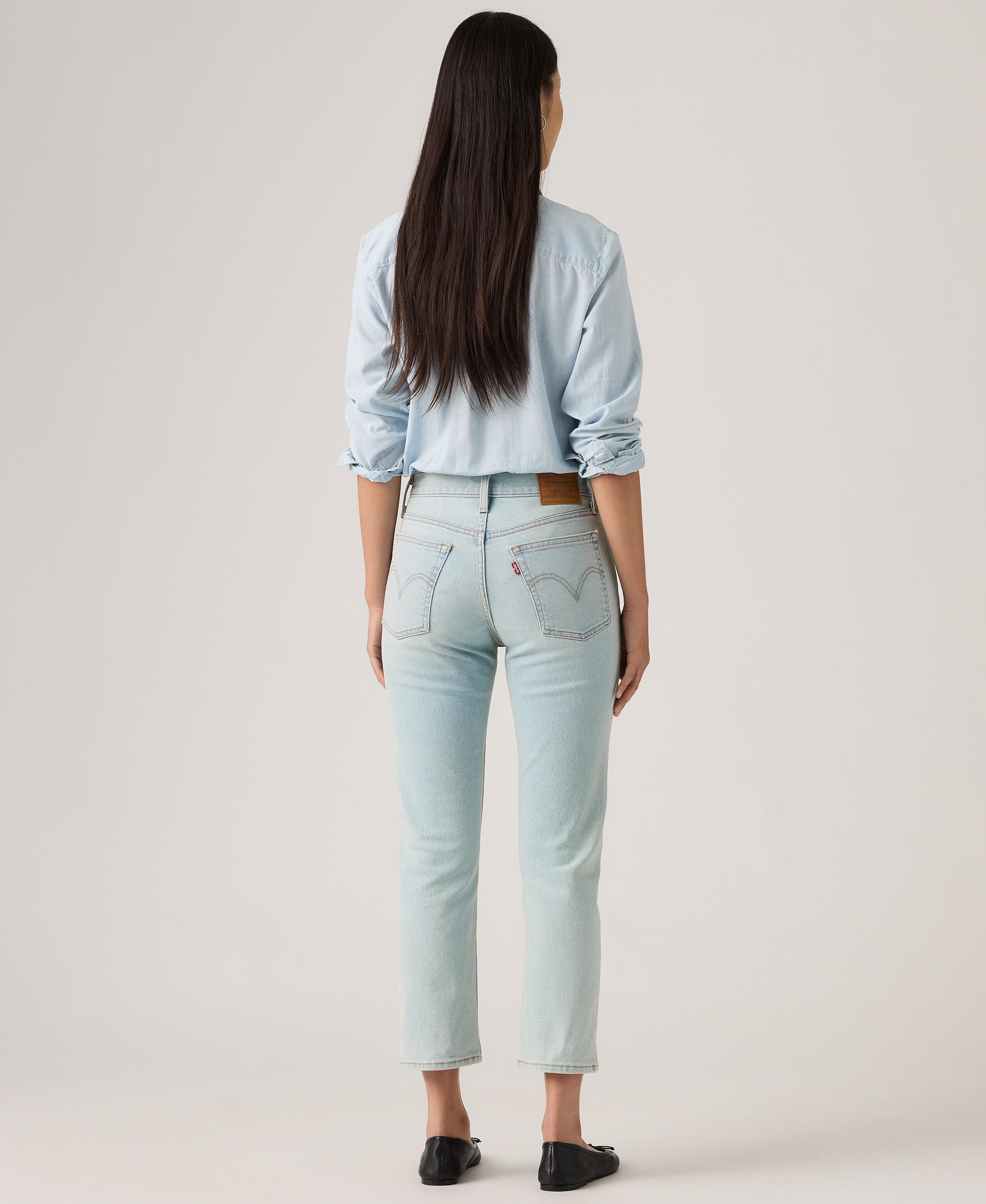 Levi's Women's Wedgie Straight-Leg High-Rise Cropped Jeans - Work Toget