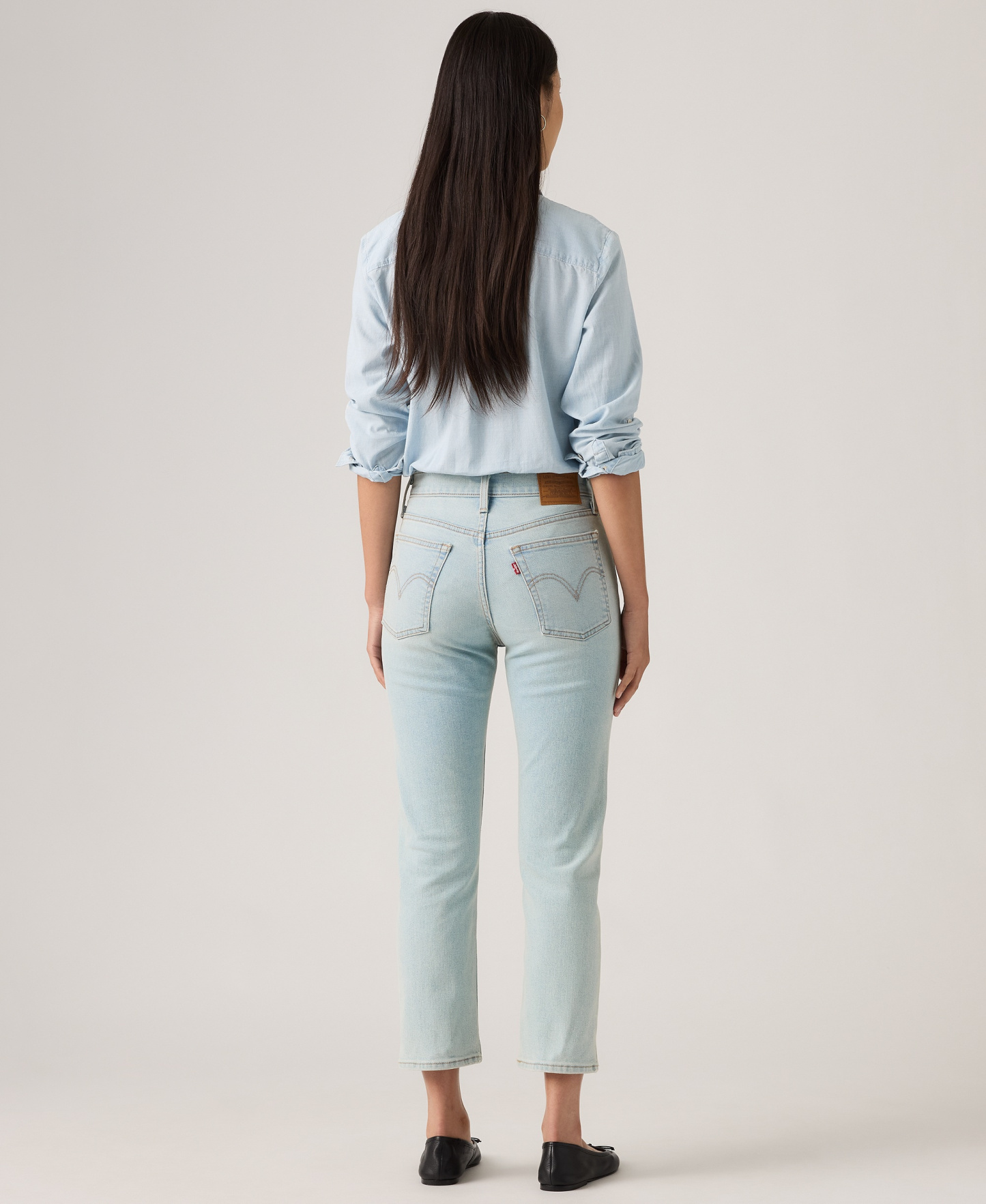 Levi's Women's Wedgie Straight-Leg High-Rise Cropped Jeans - Work Toget