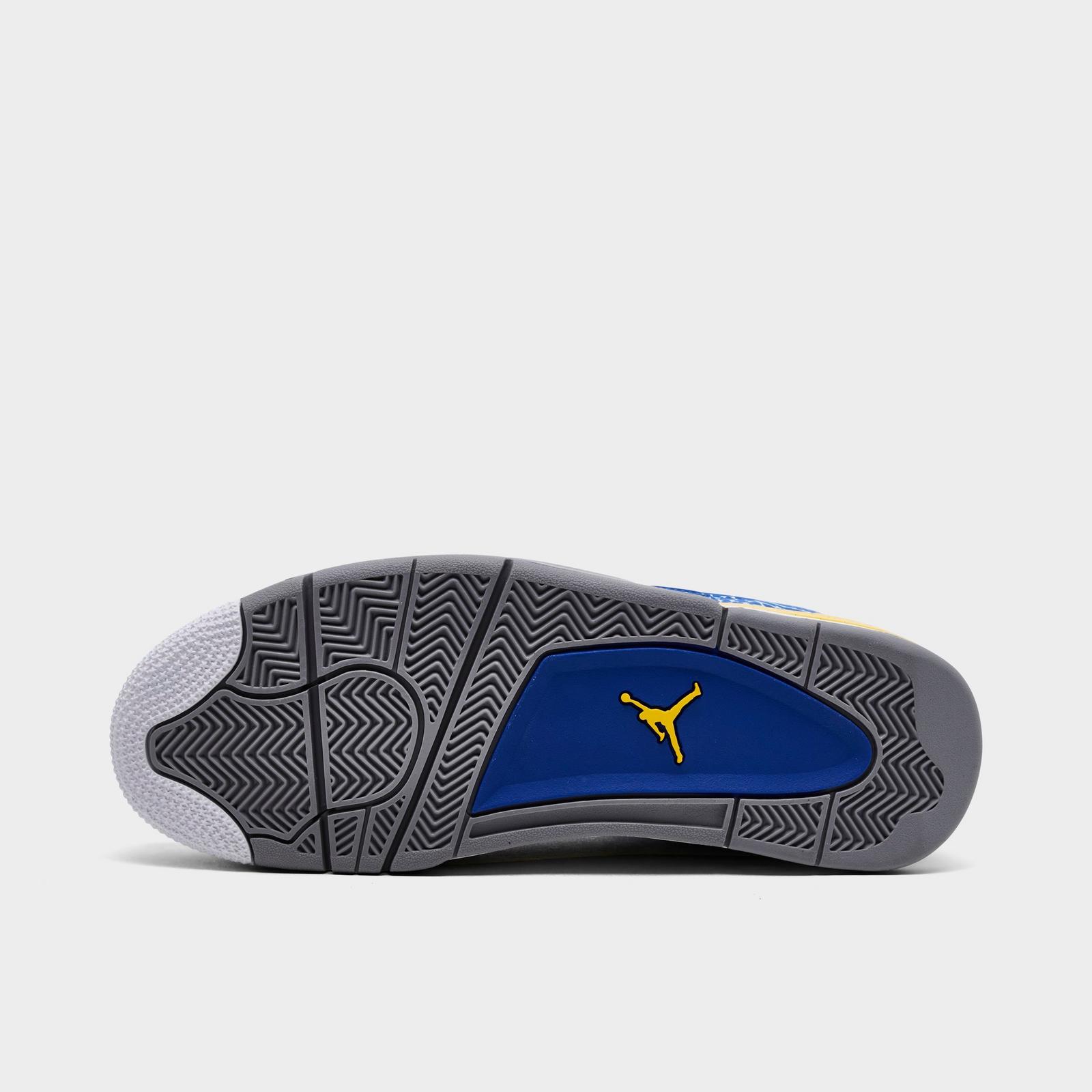Men's Air Jordan Son of Mars Low Casual Shoes - Game Royal/Tour Yellow/Cement Grey/White - Left shoe facing left. Outside of the shoe. - view 6
