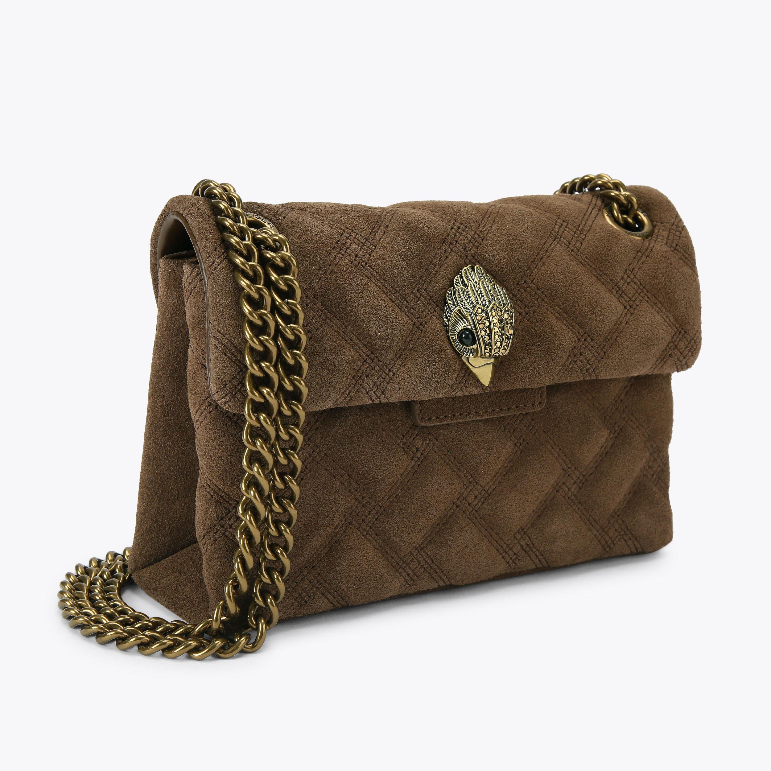 Kurt Geiger London Mini Leather Kensington Bag - Brown - view 3