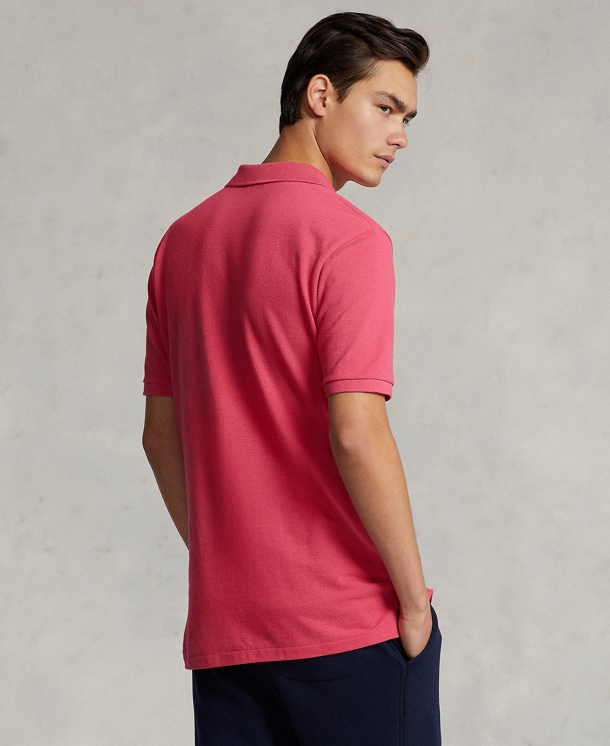 Polo Ralph Lauren Men's Classic-Fit Mesh Polo Shirt - Hot Pink