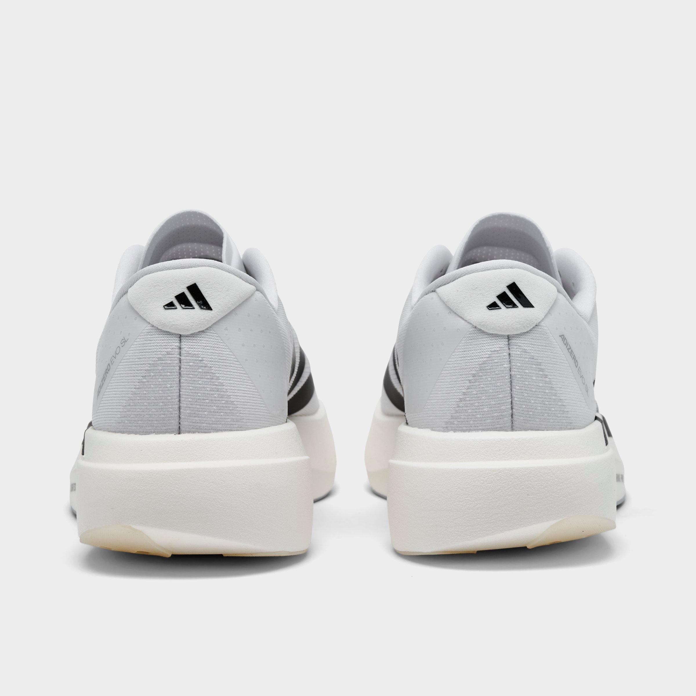 Women's adidas Adizero EVO SL Running Shoes - Part 2 - White/Core Black/White - Back view