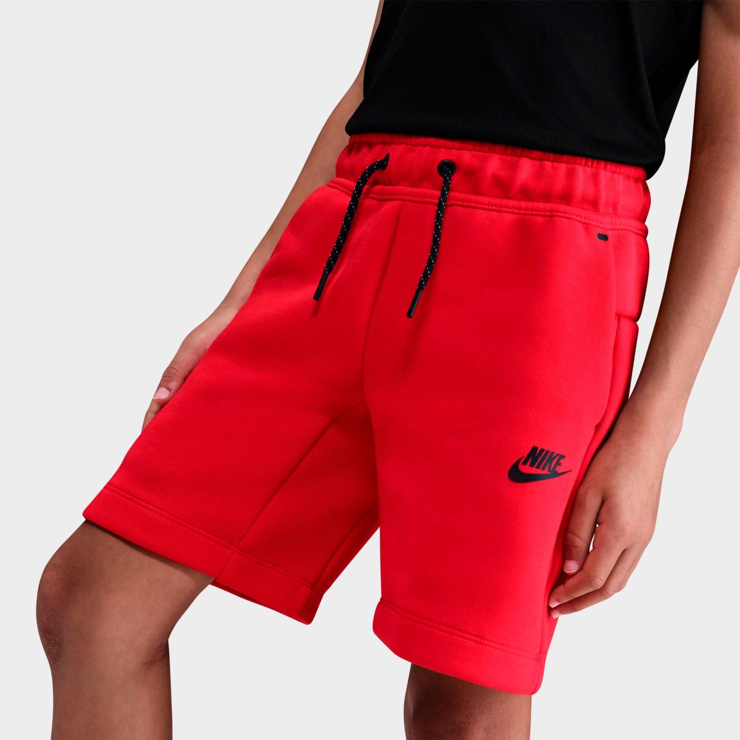 Boys' Big Kids' Nithtke Sportswear Tech Fleece Shorts - University Red/Black