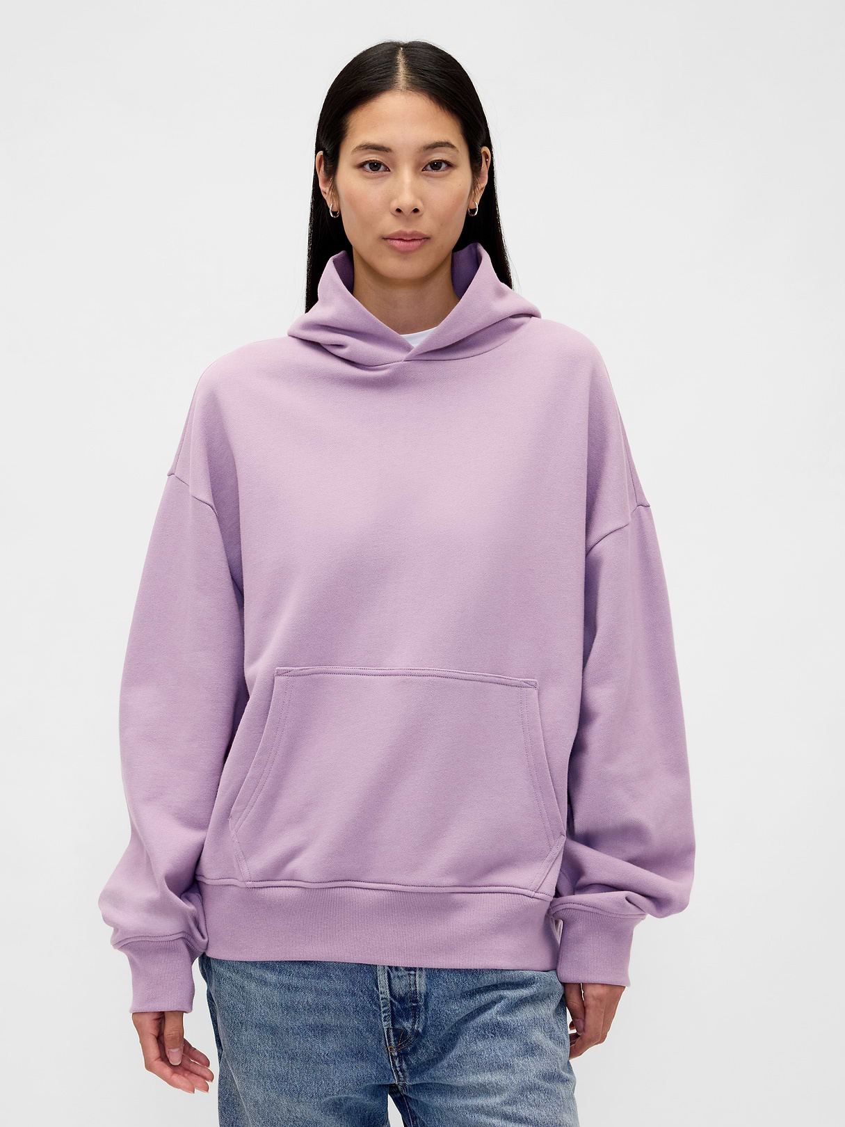 Adult Heavyweight Oversized Hoodie - purple