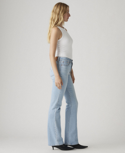 Levi's Premium Women's Wedgie Boot High-Rise Jeans - Blasted St