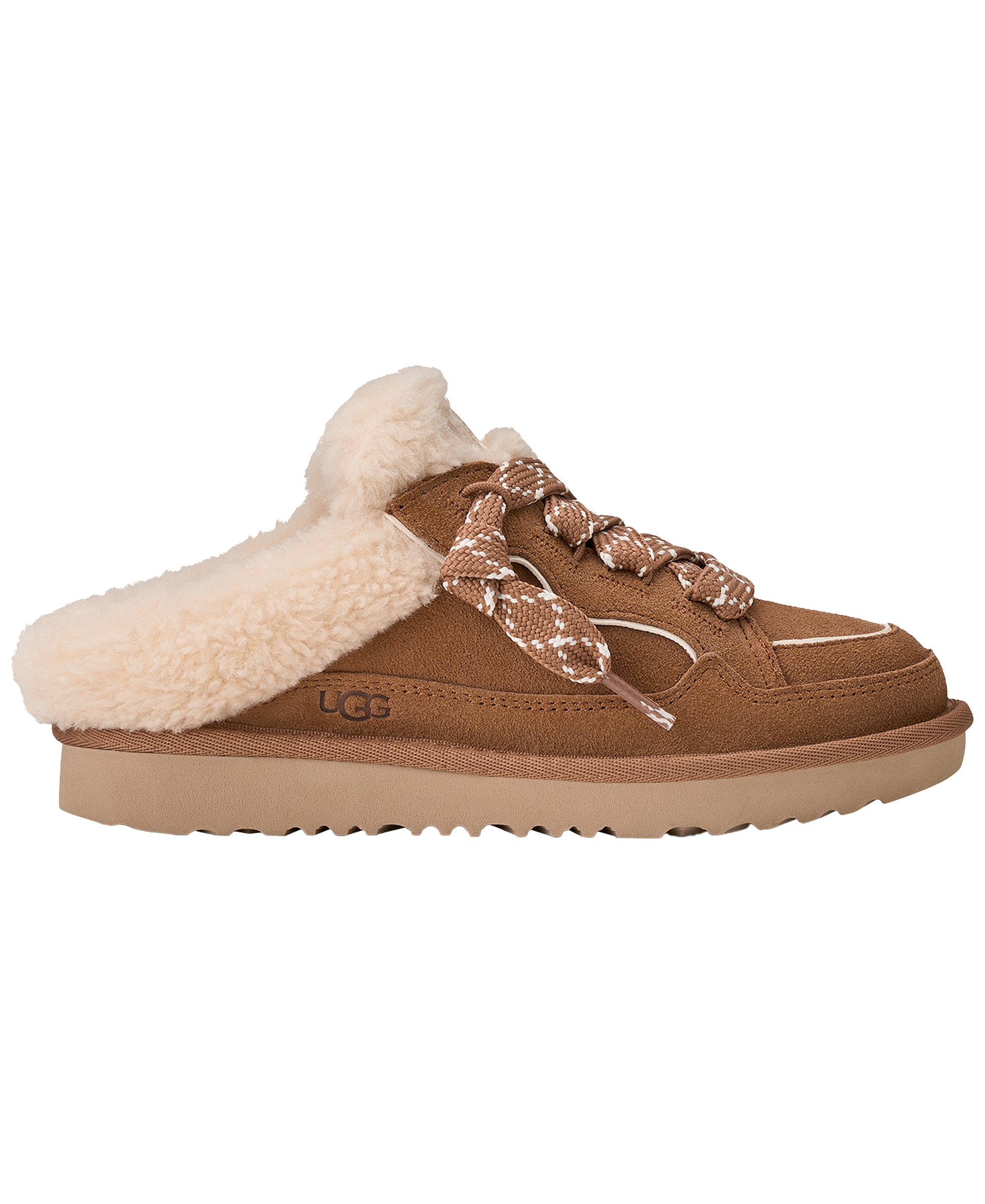 UGG® Kids Lowmel Slip-On Mule Sneakers - Chestnut