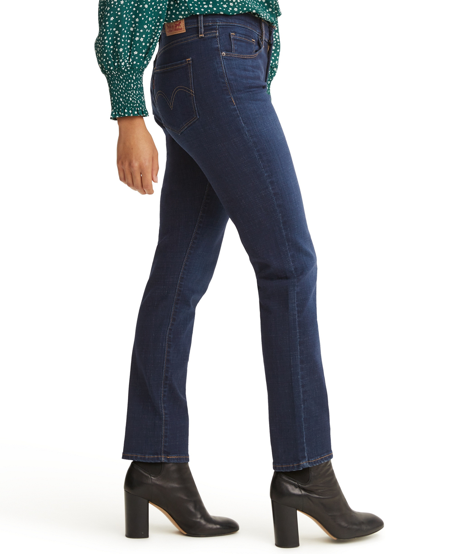 Levi's Women's Classic Mid-Rise Straight-Leg Jeans - Colbat Haze