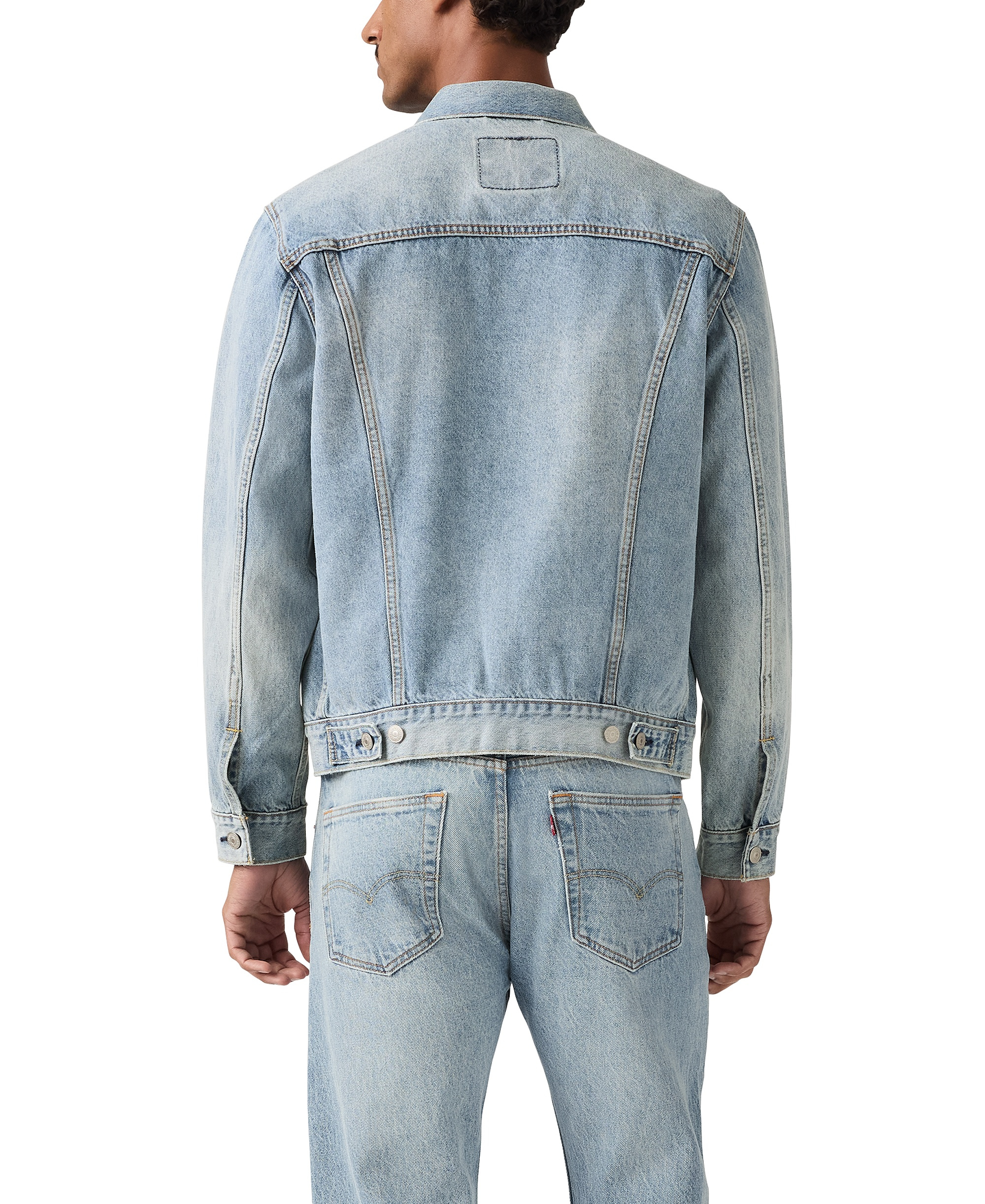 Levi's Men's Regular-Fit Non-Stretch Denim Trucker Jacket - Sun Surf