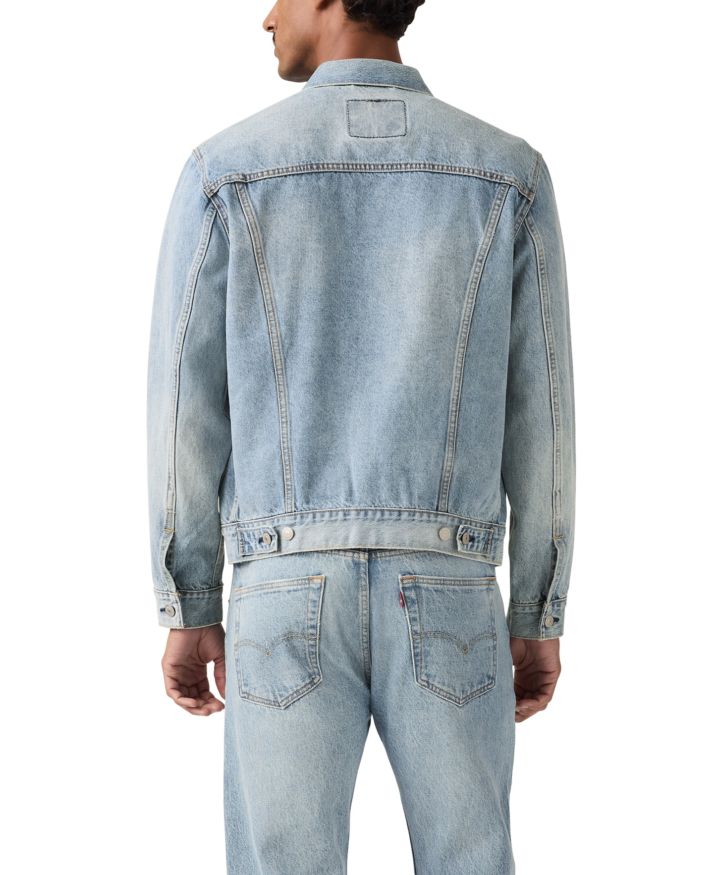 Levi's Men's Regular-Fit Non-Stretch Denim Trucker Jacket - Sun Surf