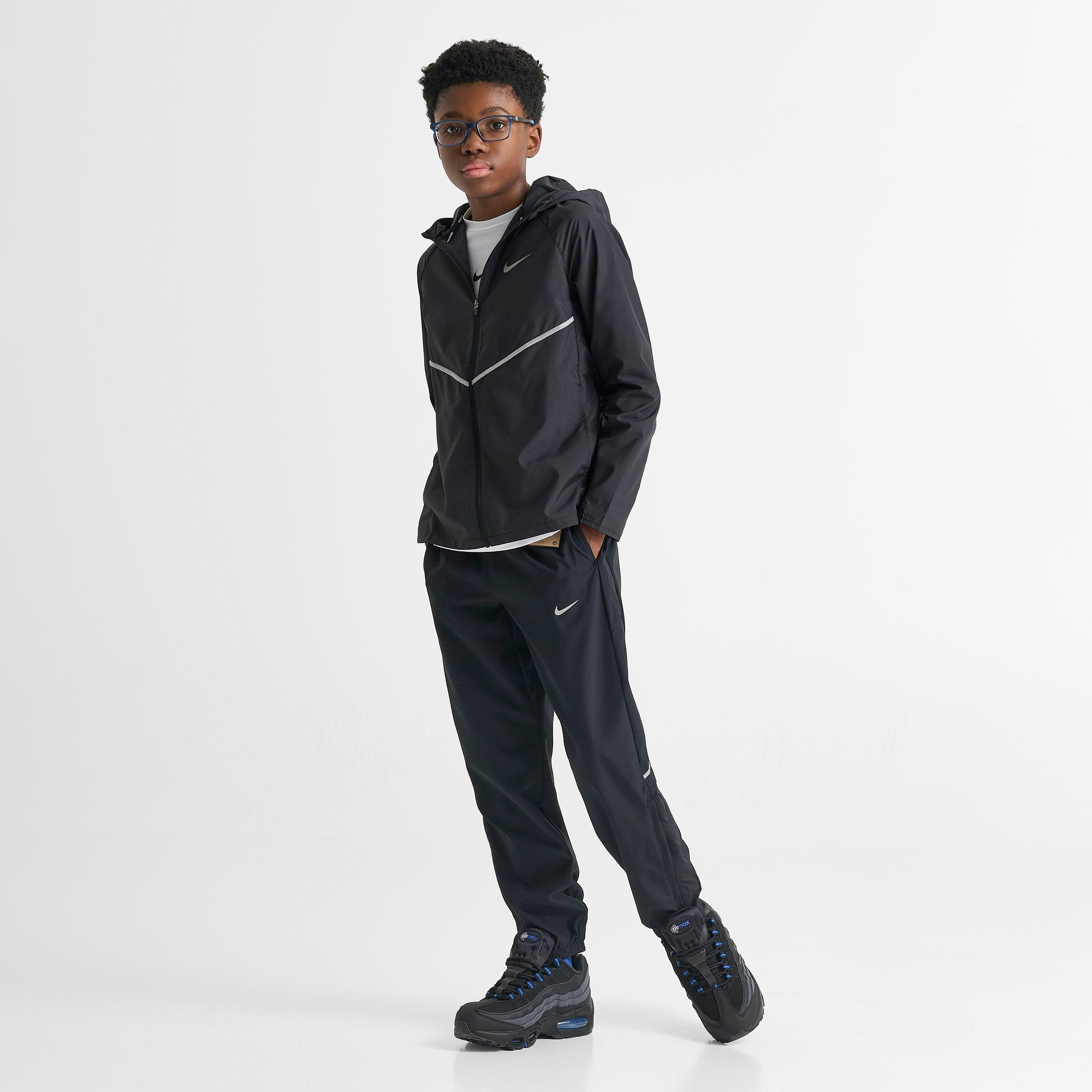 Big Kids' Nithtke Miler Dri-FIT Woven Pants - Black