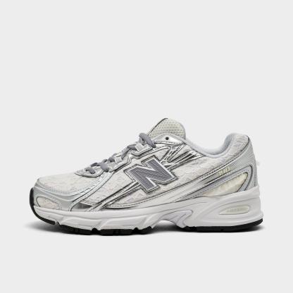 Women's New Balance 740 Lace Casual Shoes - Lace/Silver Metallic/Linen - view 1