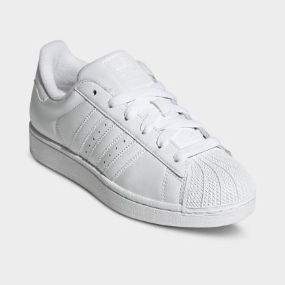 Women's adidas Originals Superstar II Casual Shoes - Cloud White/Cloud White/Core Black - Both shoes facing left